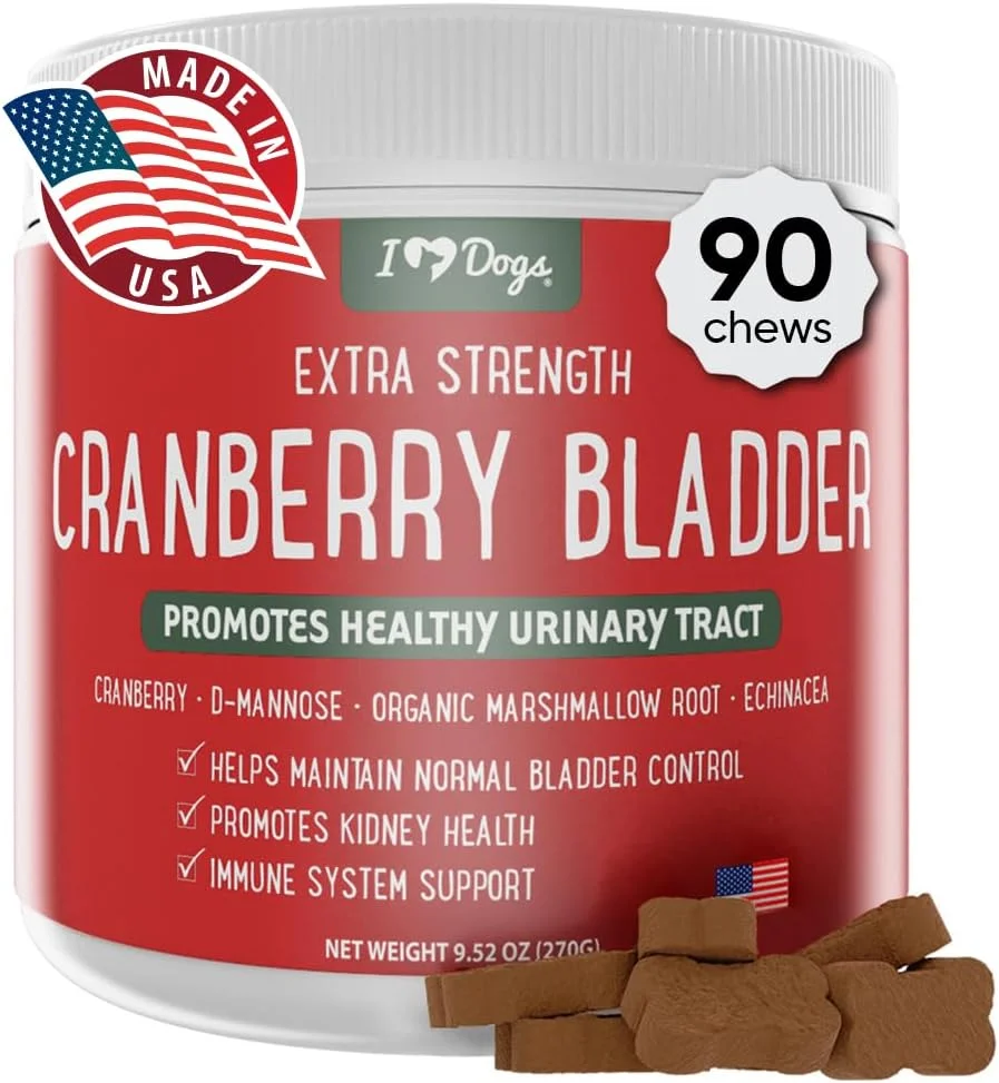 مکمل تقویتی قوی برای سیستم ادراری، مثانه و کلیه سگ ها – حاوی کرن بری، دی-مانوز و اکیناسه برای کمک به عفونت های مکرر ادراری و تقویت مثانه ضعیف و بی اختیاری