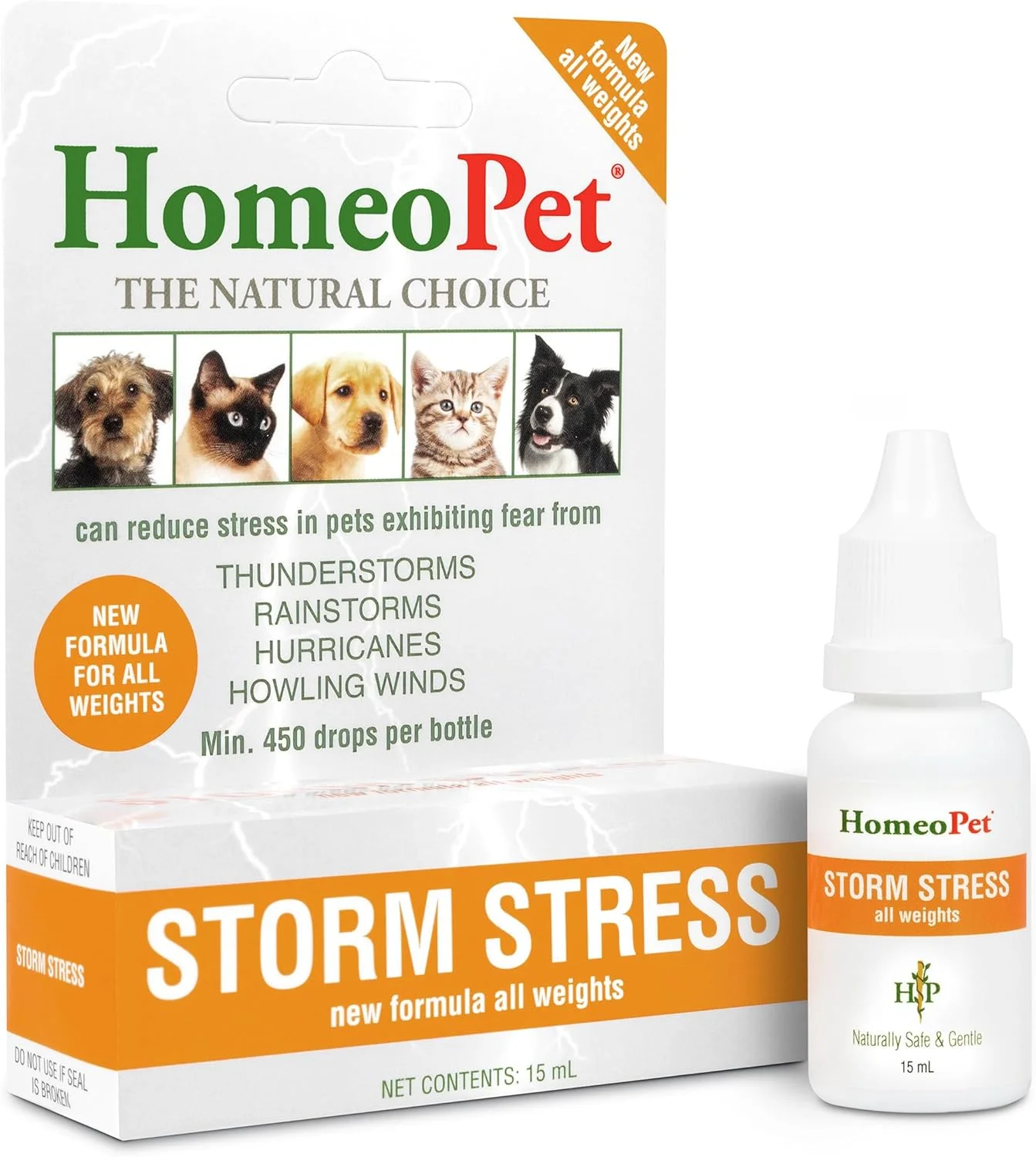 محلول ضد استرس سگ HomeoPet Solutions Storm K-9 (9-36 کیلوگرم)، 15 میلی لیتر (بسته 1 عددی)