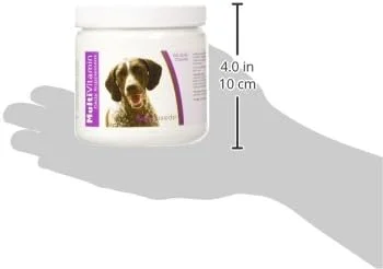 مولتی ویتامین جویدنی نرم برای سگ ها نژاد پوینتر مو کوتاه آلمانی، 60 عدد