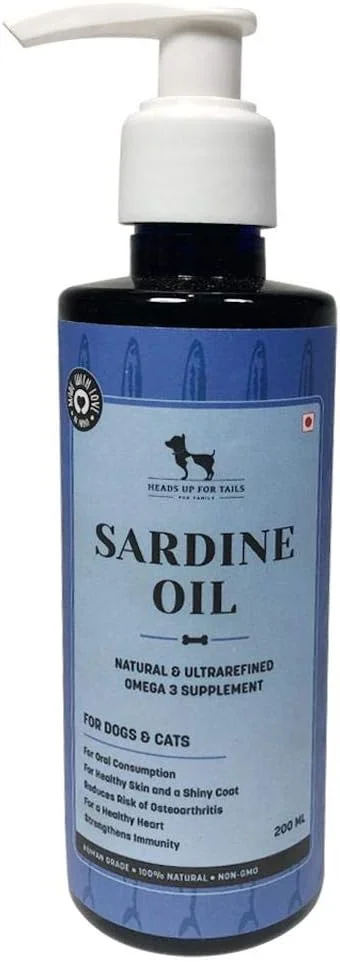 روغن ساردین HUFT برای سگ و گربه - 200 میلی لیتر