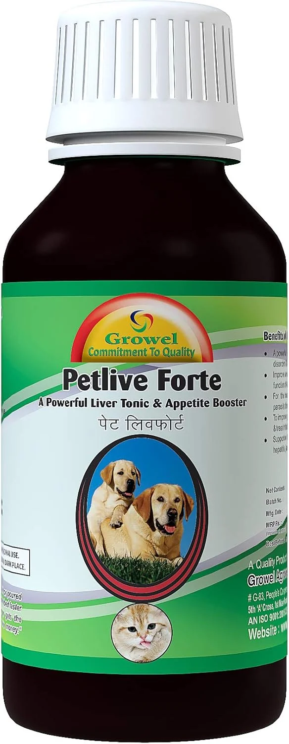 تونیک تقویت کننده کبد سگ و گربه گروئل آگرووت پت لایو فورته - 200 میلی لیتر تونیک تقویت کننده کبد سگ و گربه گروئل آگرووت پت لایو فورته - 200 میلی لیتر