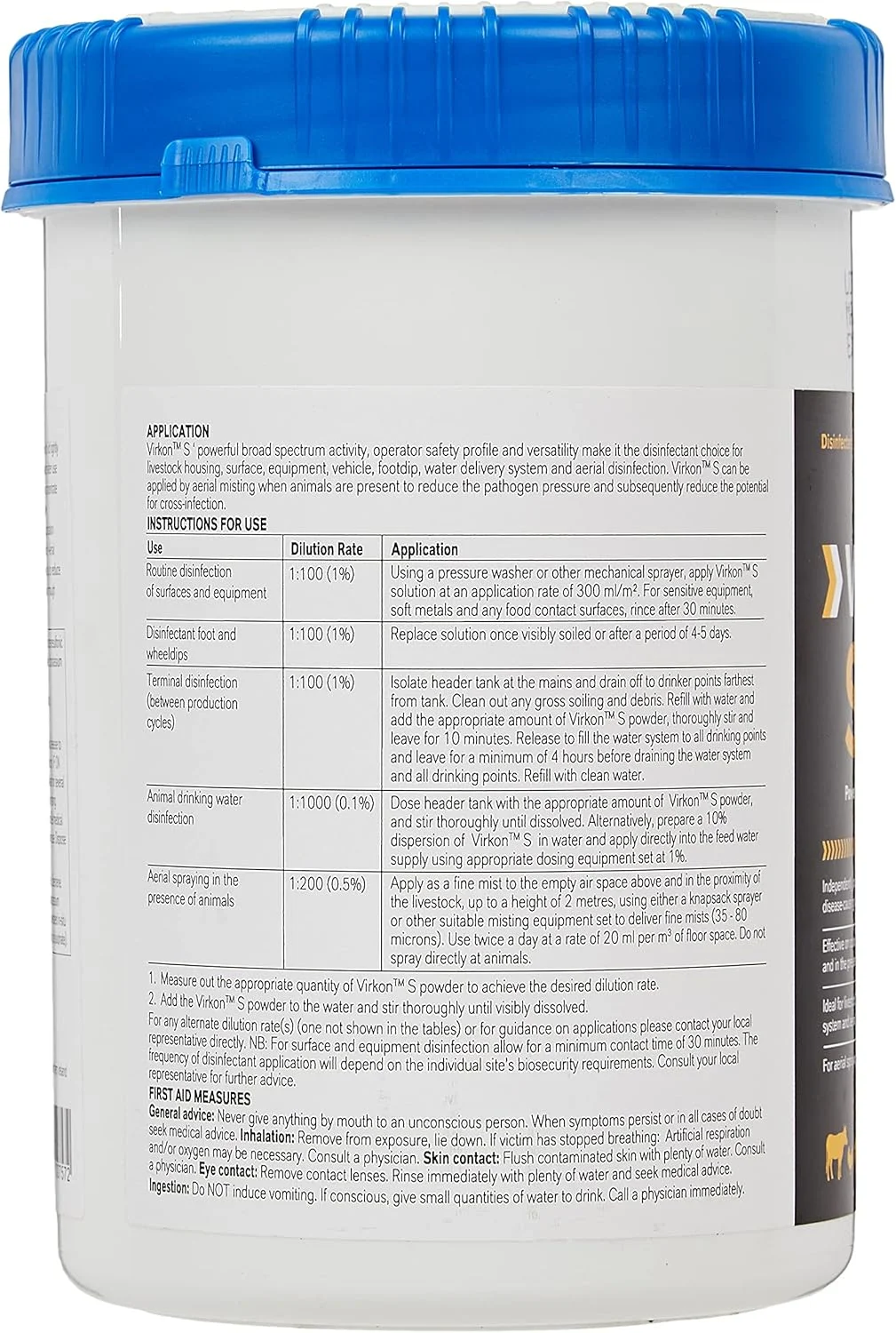 ضدعفونی کننده طیف گسترده Virkon S، ۱ کیلوگرم ضدعفونی کننده طیف گسترده Virkon S، ۱ کیلوگرم