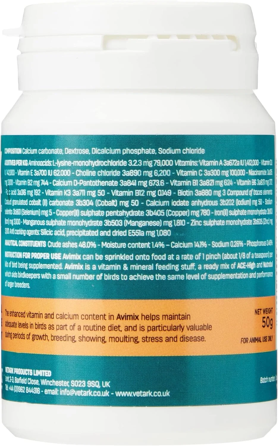 وتارک پروفشنال آویمیکس، 50 گرم وتارک پروفشنال آویمیکس، 50 گرم