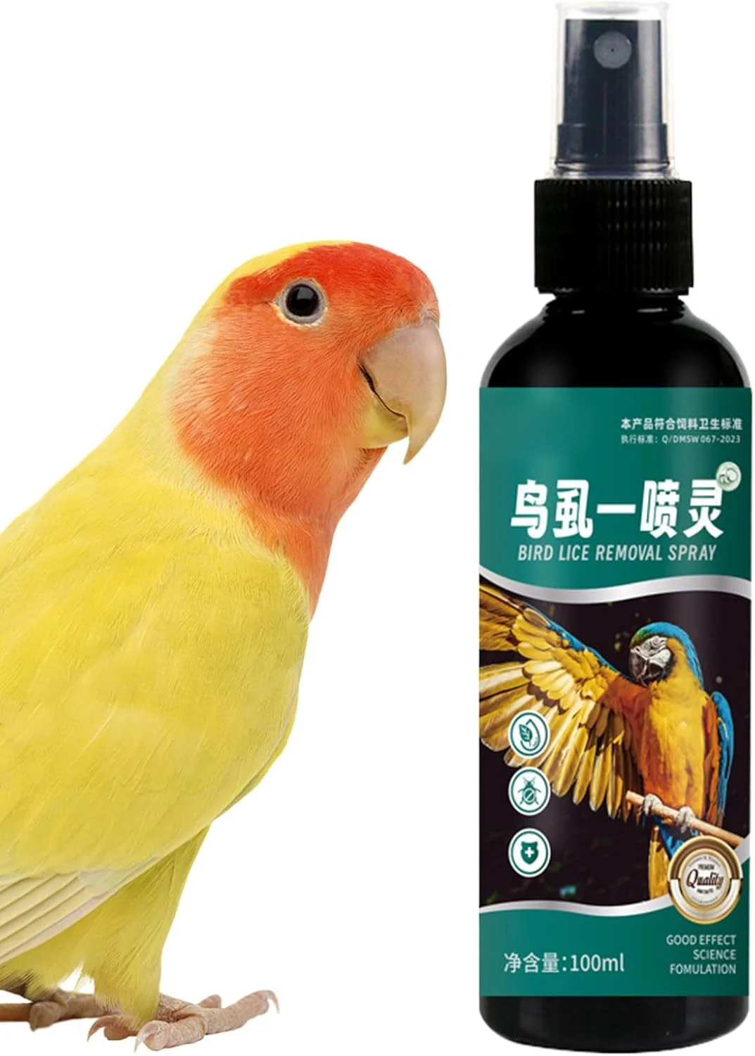 اسپری از بین برنده شپش پرندگان، 100 میلی لیتر، اسپری دفع شپش پرندگان، کمک به آراستگی و سلامت حیوانات خانگی برای نژادهای کوچک تا متوسط عروس هلندی و مرغ عشق اسپری از بین برنده شپش پرندگان، 100 میلی لیتر، اسپری دفع شپش پرندگان، کمک به آراستگی و سلامت حیوانات خانگی برای نژادهای کوچک تا متوسط عروس هلندی و مرغ عشق