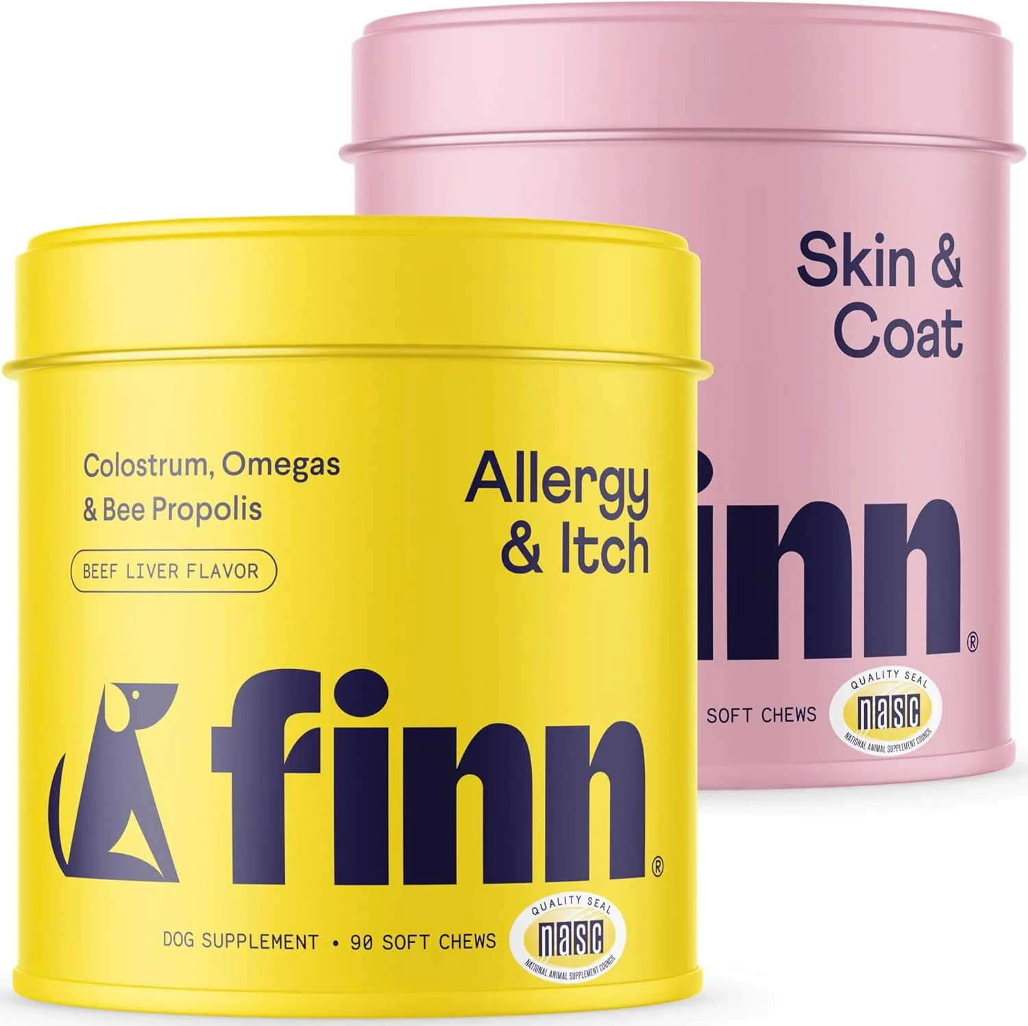 مجموعه ضد حساسیت، خارش، پوست و موی سگ فین