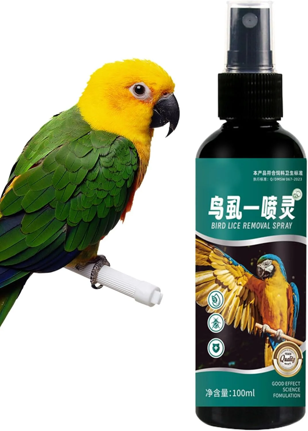 اسپری ضد کنه برای پرندگان | محلول از بین برنده شپش پرندگان 100 میلی لیتر | محصول بهداشت و آراستگی حیوانات خانگی برای نژادهای کوچک تا متوسط عروس هلندی و مرغ عشق اسپری ضد کنه برای پرندگان | محلول از بین برنده شپش پرندگان 100 میلی لیتر | محصول بهداشت و آراستگی حیوانات خانگی برای نژادهای کوچک تا متوسط عروس هلندی و مرغ عشق