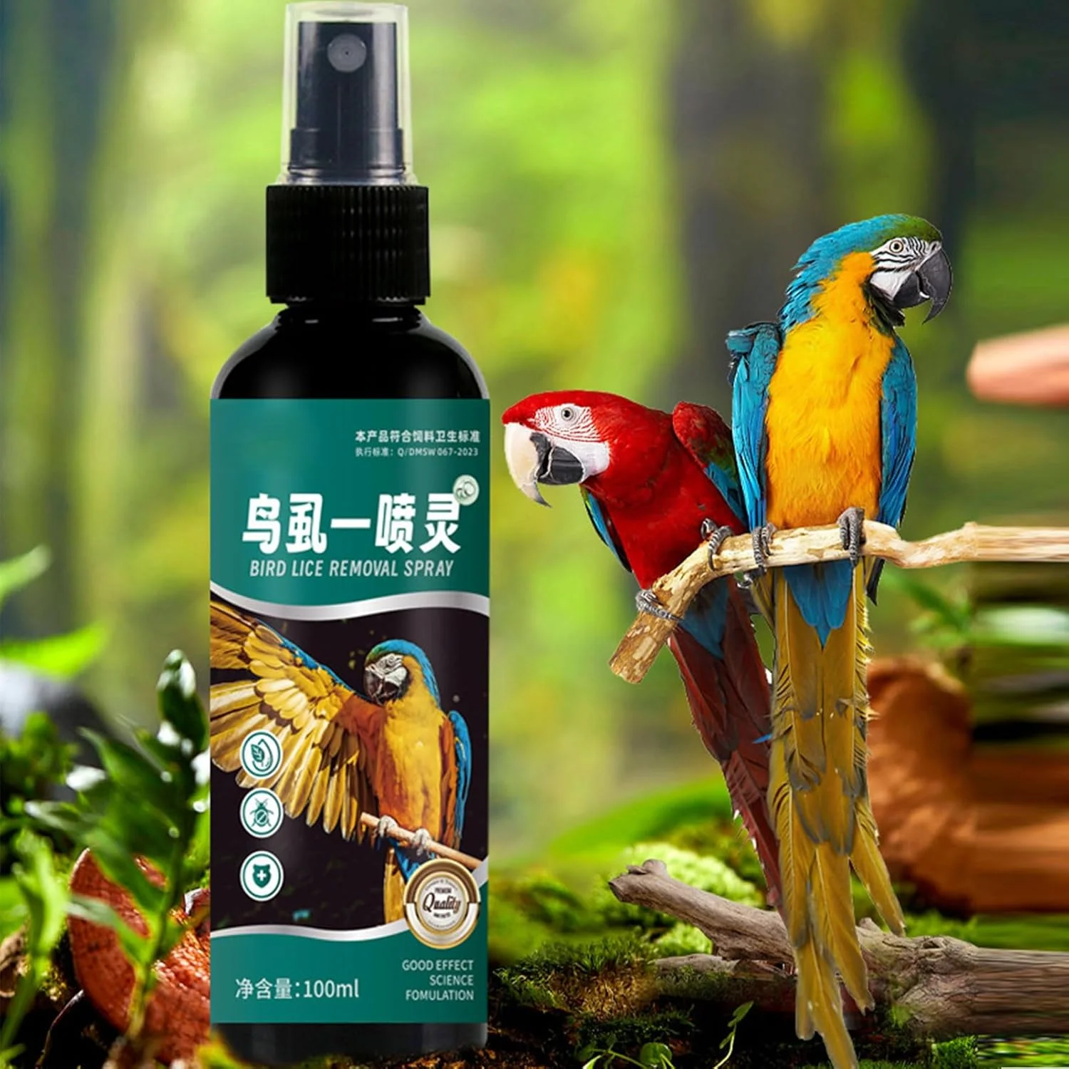 اسپری دفع کننده شپش پرندگان، 2 عدد 100 میلی لیتری، دفع کننده گرد و غبار برای مرغ عشق، لوازم نگهداری محافظتی حیوانات خانگی، لوازم جانبی پرندگان، مناسب برای عروس هلندی، مرغ عشق و طوطی اسپری دفع کننده شپش پرندگان، 2 عدد 100 میلی لیتری، دفع کننده گرد و غبار برای مرغ عشق، لوازم نگهداری محافظتی حیوانات خانگی، لوازم جانبی پرندگان، مناسب برای عروس هلندی، مرغ عشق و طوطی