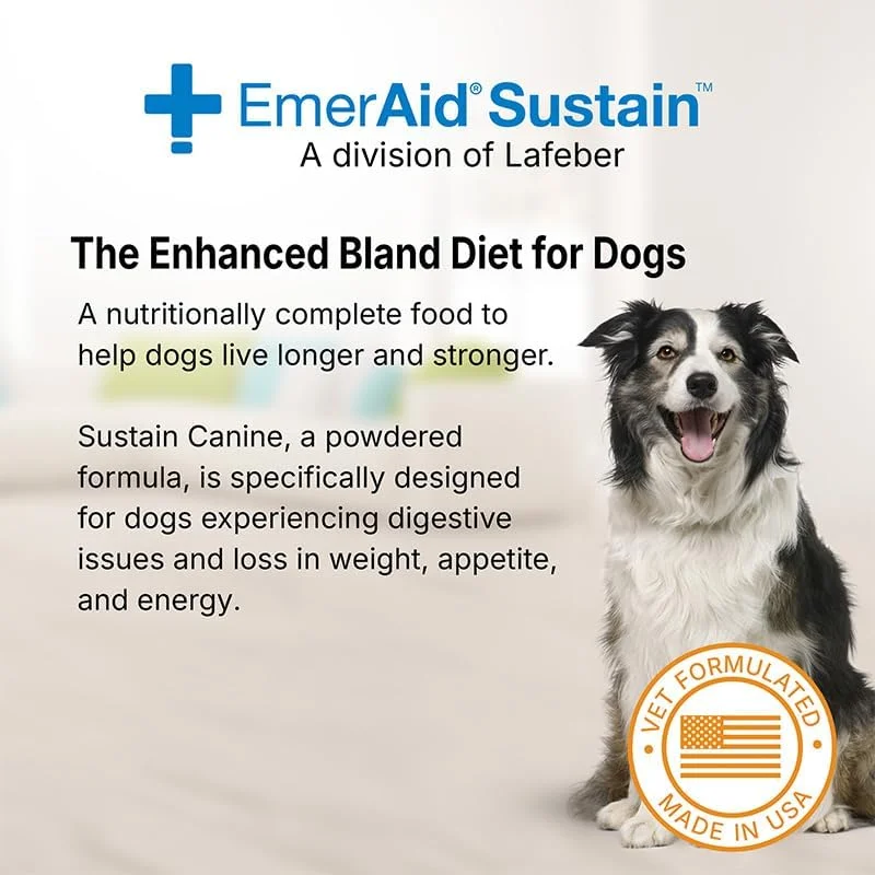 EMERAID Sustain HDN غذای مغذی نجات بخش برای سگ ها، ساخته شده با مواد غیر تراریخته و مناسب برای انسان، بسته 100 گرمی