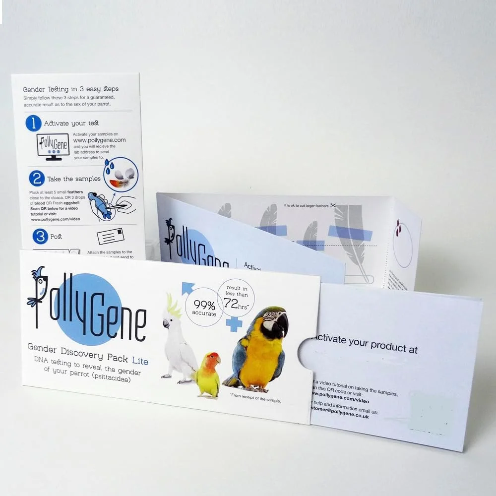 تست تعیین جنسیت DNA طوطی – کیت تعیین جنسیت پرندگان برای کاسکو، ماکائو، مرغ عشق، کوتوله برزیلی، کاکادو، شاه طوطی (+300 گونه طوطی سانان) – تعیین جنسیت پرندگان و تست DNA تست تعیین جنسیت DNA طوطی – کیت تعیین جنسیت پرندگان برای کاسکو، ماکائو، مرغ عشق، کوتوله برزیلی، کاکادو، شاه طوطی (+300 گونه طوطی سانان) – تعیین جنسیت پرندگان و تست DNA