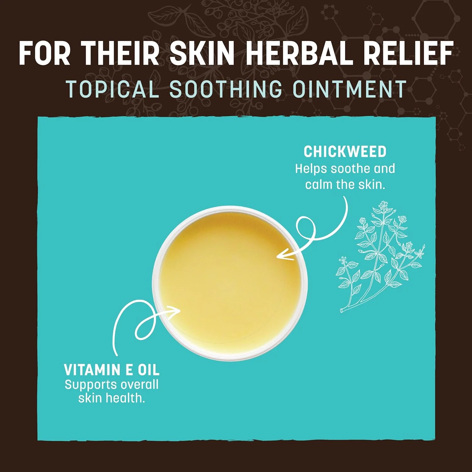 درمان های گیاهی حیوانات زمینی | تسکین دهنده پوست و پنجه | 2 اونس مایع