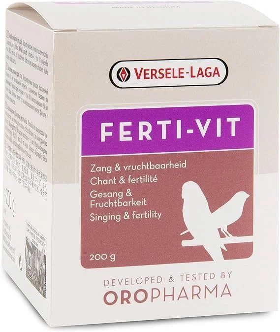 نوبی وی ال Oropharma Ferti-vit تقویت آواز و باروری پرندگان 200 گرم نوبی وی ال Oropharma Ferti-vit تقویت آواز و باروری پرندگان 200 گرم
