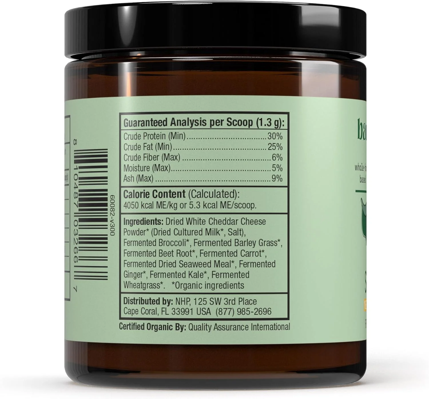 غذای تخمیری ارگانیک دکتر مرcola برای گربه ها و سگ ها، 78 گرم در هر ظرف، غیر GMO، بدون گلوتن، بدون سویا، ارگانیک USDA