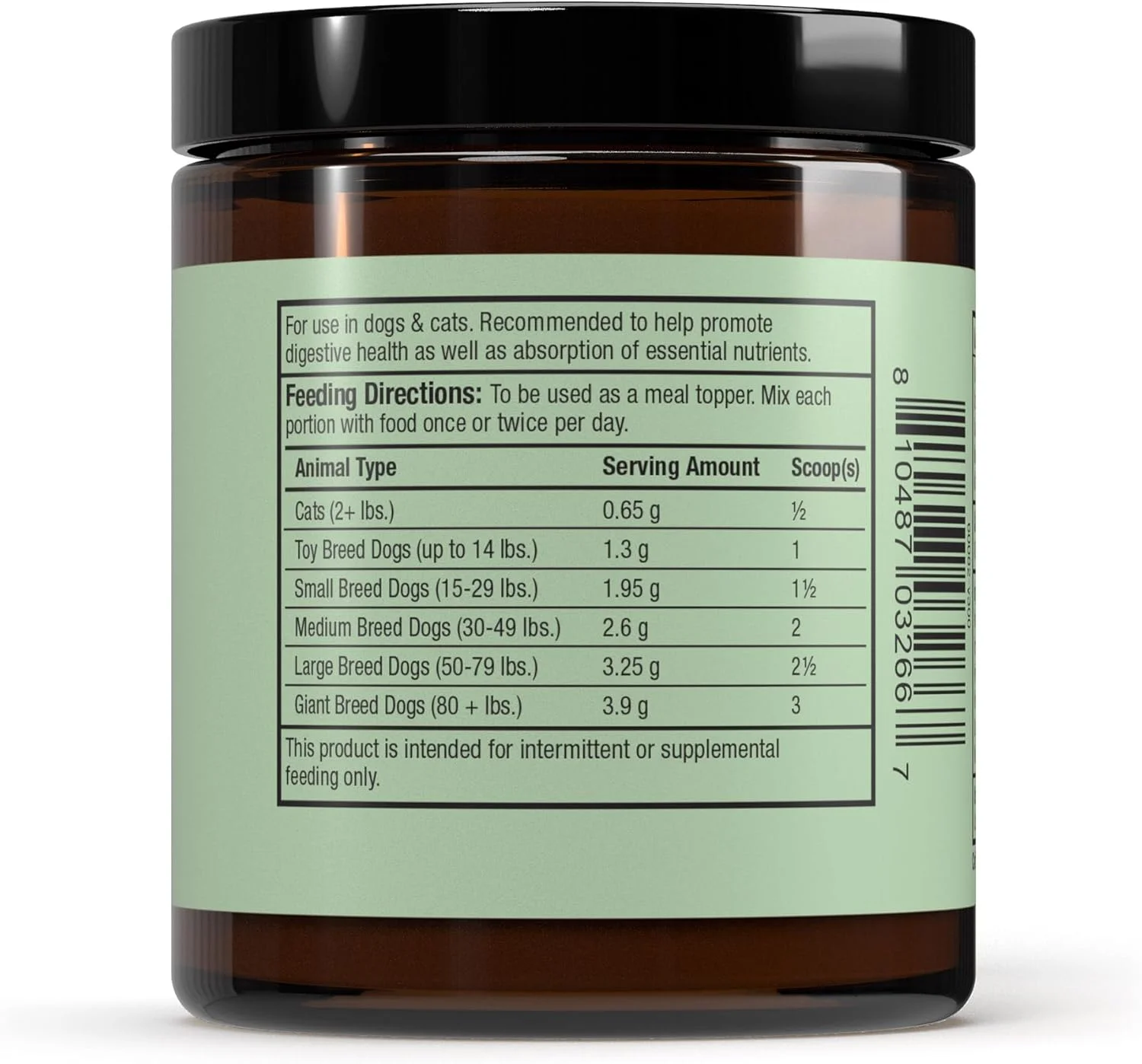 غذای تخمیری ارگانیک دکتر مرcola برای گربه ها و سگ ها، 78 گرم در هر ظرف، غیر GMO، بدون گلوتن، بدون سویا، ارگانیک USDA