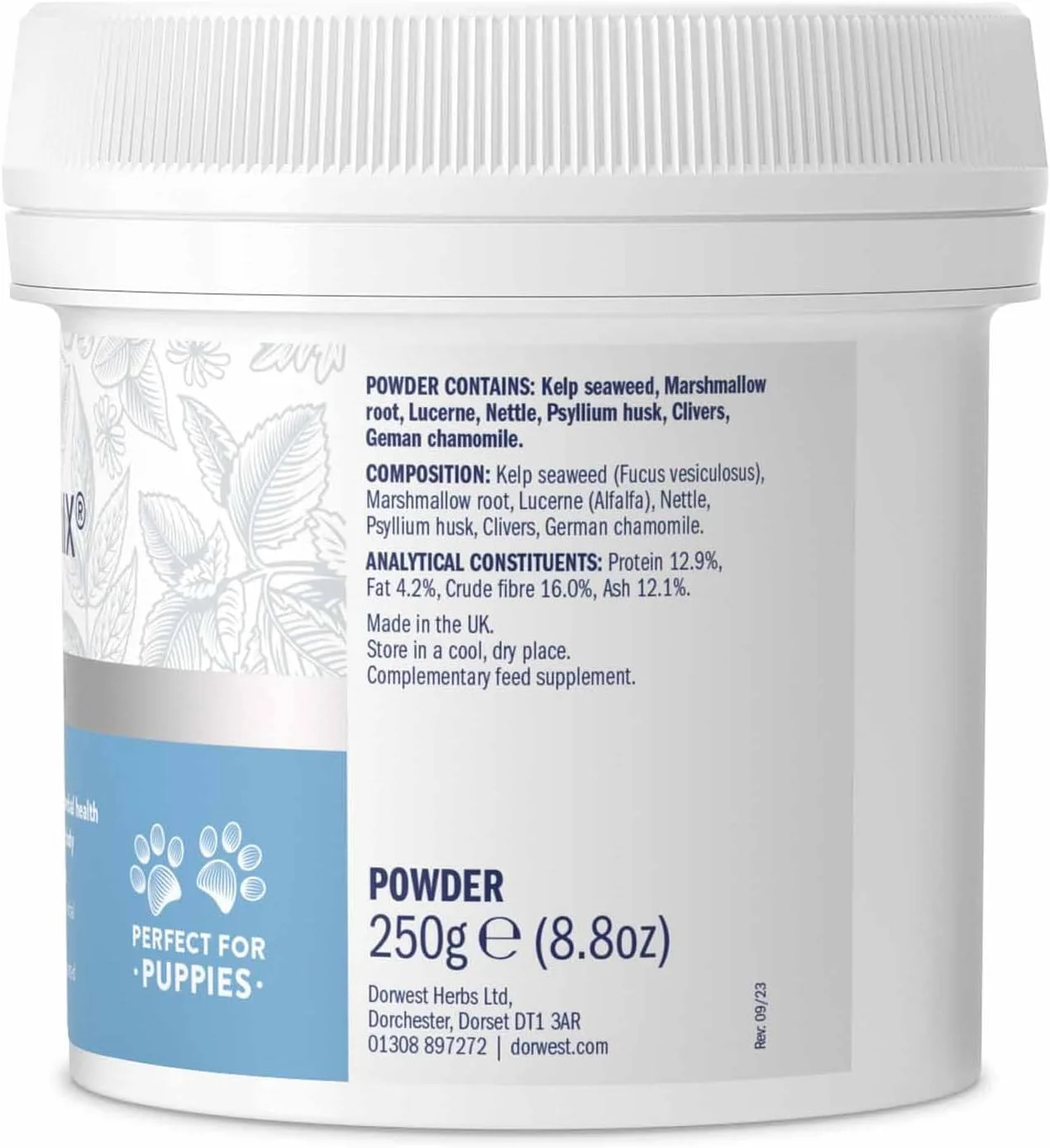 مخلوط گیاهی دوروست برای حیوانات حساس 250 گرم