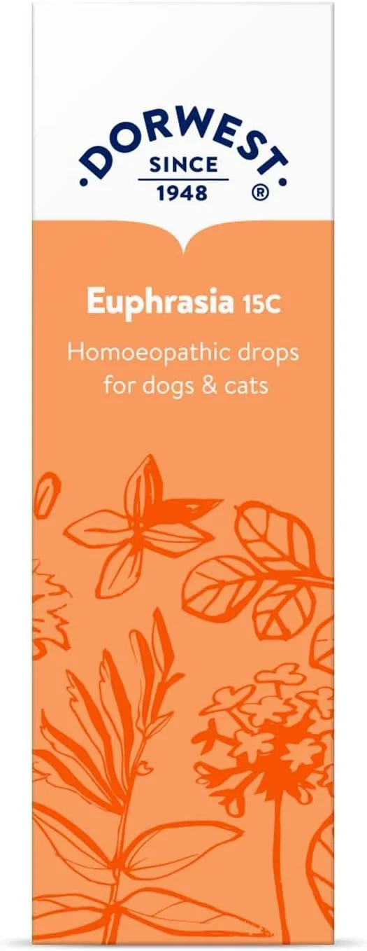 محلول هومیوپاتی اوفراسیا 15C Dorwest Herbs برای سگ و گربه - 15 میلی لیتر