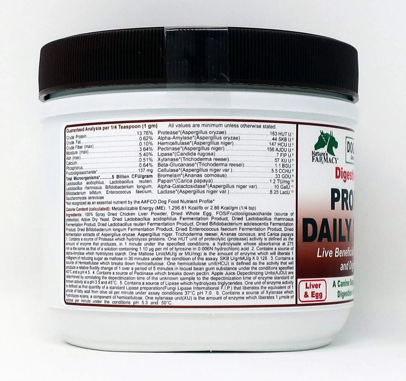 Dogzymes Probiotic Daily Balance - پشتیبانی تغذیه ای و میکروارگانیسم های زنده برای سلامتی روده و همچنین آنزیم ها برای هضم مناسب را فراهم می کند. (226 گرم)