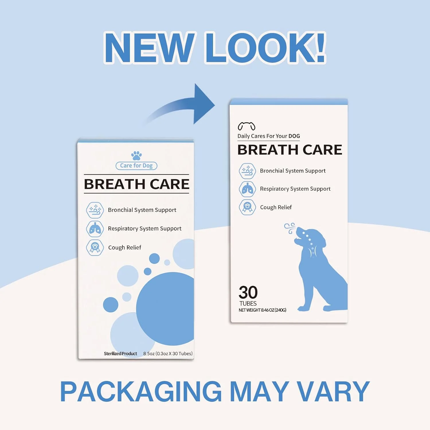 مکمل های تنفسی سگ دکتر بای برث - تسکین سرفه سگ - برای سرفه خشک، مرطوب و پارس دار حیوانات خانگی (240 گرم)