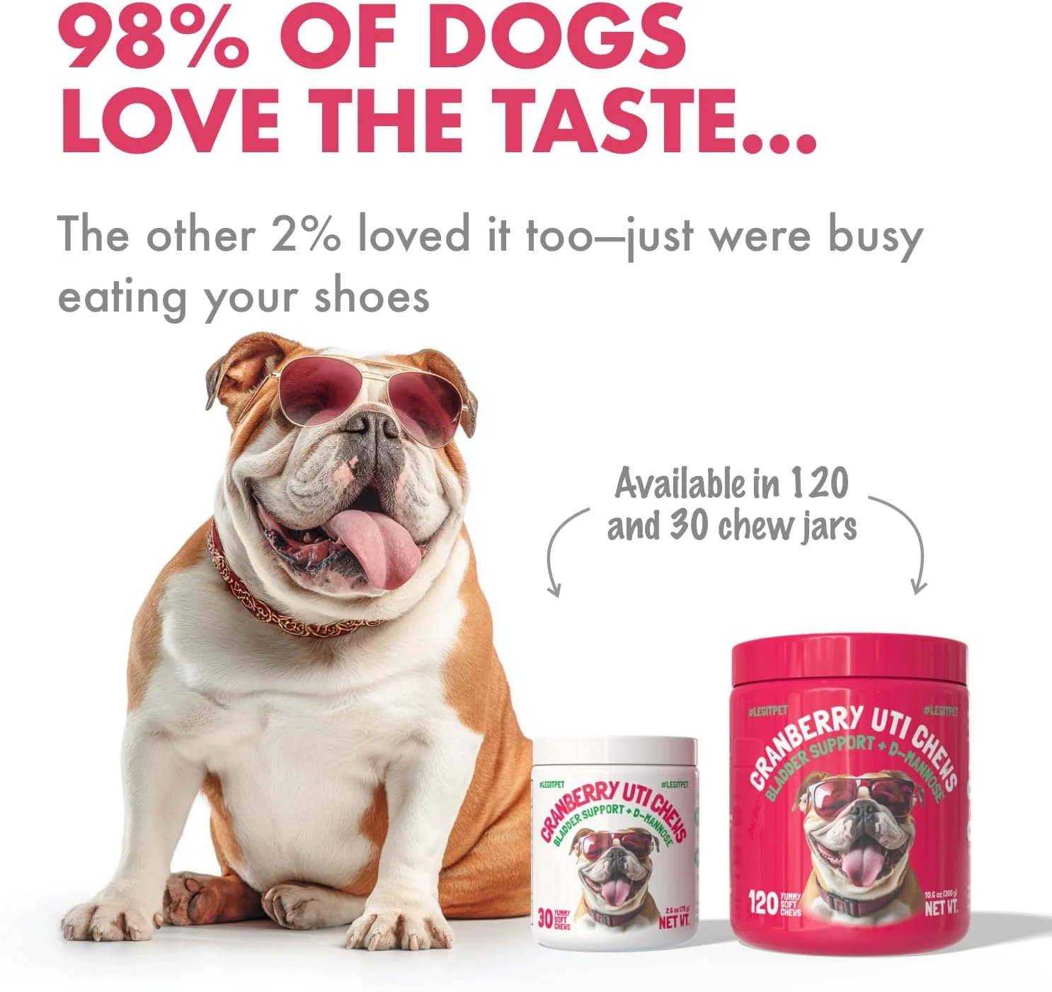 قرص های جویدنی کرن بری برای سگ ها، پشتیبانی از مثانه + دی مانوز، پشتیبانی از سلامت کلیه و مجاری ادراری، مکمل طبیعی کرن بری برای سلامتی، تقویت کننده سیستم ایمنی، آنتی اکسیدان طبیعی برای حیوانات خانگی، 120 عدد