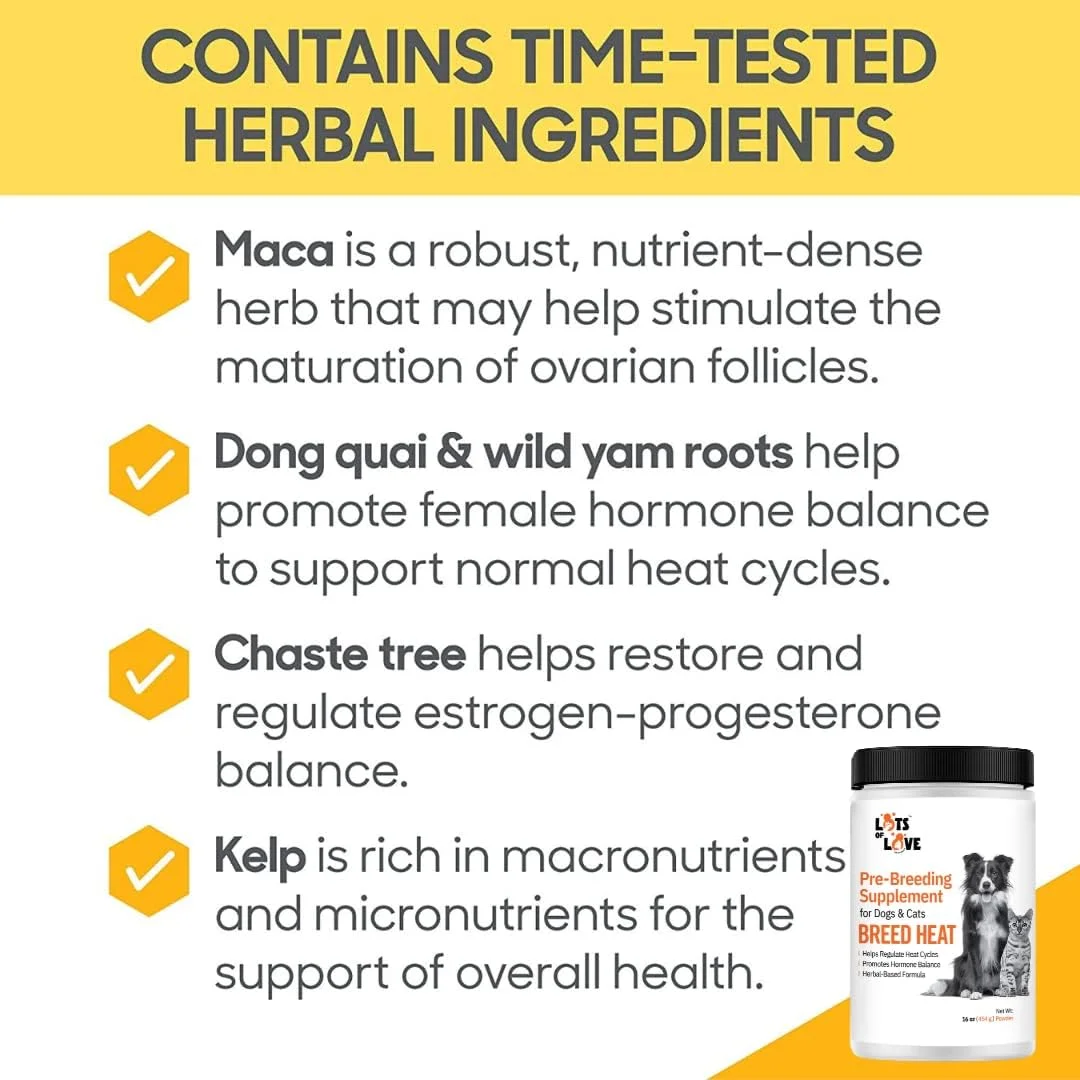 مکمل تولید مثل و فحلی نژاد برای سگ و گربه (محصول مشابه توماس لبز) - پودر ۴۵۰ گرمی