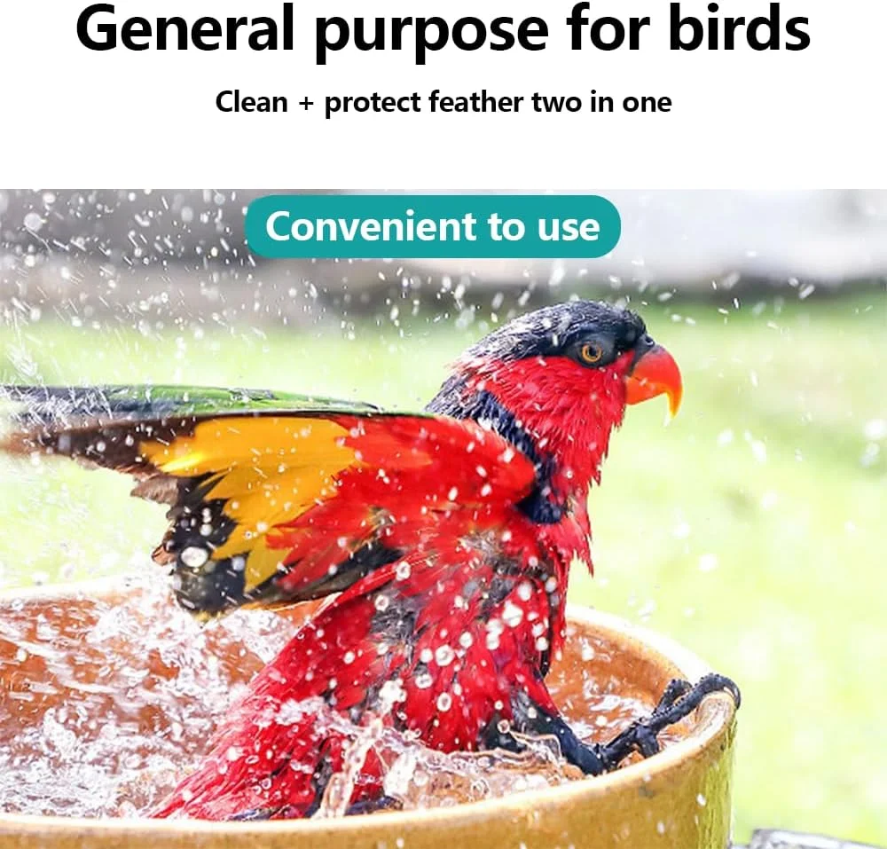 نمک حمام پرندگان 300 گرمی، کمک به فرآیند طبیعی پرریزی، ترویج تغییر سریعتر و کارآمدتر پرها، برای پرندگان خانگی و کبوترهای مسابقه نمک حمام پرندگان 300 گرمی، کمک به فرآیند طبیعی پرریزی، ترویج تغییر سریعتر و کارآمدتر پرها، برای پرندگان خانگی و کبوترهای مسابقه