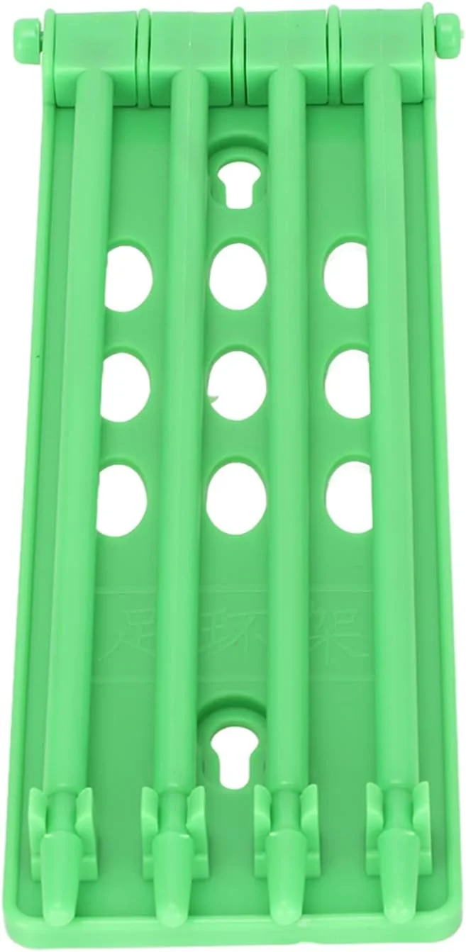 نگهدارنده حلقه پا پلاستیکی Haofy، دسترسی آسان و چرخش، ذخیره سازی ایمن و کارآمد، سازگاری متنوع برای کبوترها، طوطی ها، مرغ ها، با طراحی مواد پلاستیکی (سبز) نگهدارنده حلقه پا پلاستیکی Haofy، دسترسی آسان و چرخش، ذخیره سازی ایمن و کارآمد، سازگاری متنوع برای کبوترها، طوطی ها، مرغ ها، با طراحی مواد پلاستیکی (سبز)