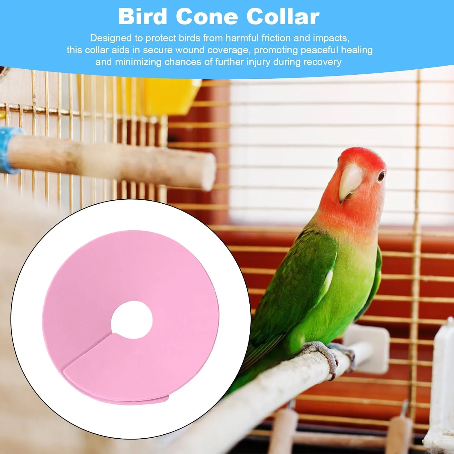 طوق گردنی محافظ همستر | طوق گردنی نرم ضد لیسیدن همستر - گردن پوش محافظ حیوانات کوچک برای مسافرت روزانه طوطی، خرگوش، راسو، مرغ عشق و موش ها، محافظت در برابر خراش طوق گردنی محافظ همستر | طوق گردنی نرم ضد لیسیدن همستر - گردن پوش محافظ حیوانات کوچک برای مسافرت روزانه طوطی، خرگوش، راسو، مرغ عشق و موش ها، محافظت در برابر خراش