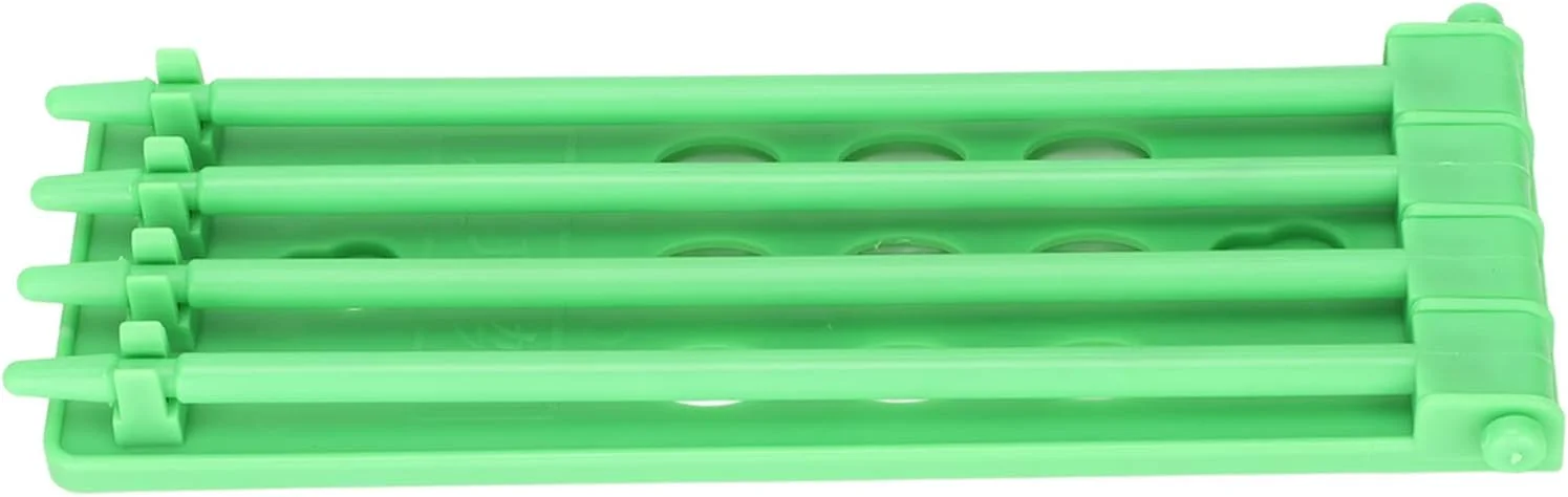 نگهدارنده حلقه پا پلاستیکی Haofy، دسترسی آسان و چرخش، ذخیره سازی ایمن و کارآمد، سازگاری متنوع برای کبوترها، طوطی ها، مرغ ها، با طراحی مواد پلاستیکی (سبز) نگهدارنده حلقه پا پلاستیکی Haofy، دسترسی آسان و چرخش، ذخیره سازی ایمن و کارآمد، سازگاری متنوع برای کبوترها، طوطی ها، مرغ ها، با طراحی مواد پلاستیکی (سبز)