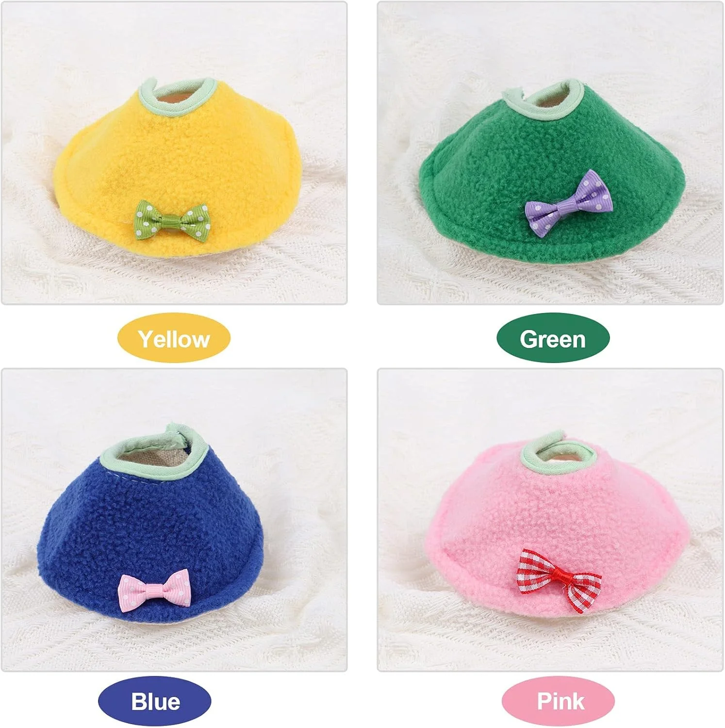 بسته چهارتایی طوق محافظ ضد گاز گرفتن طوطی، طوق الیزابتی ایمنی برای جلوگیری از کندن پر و بهبود زخم، مخروط های محافظتی برای مرغ عشق و باجریگار بسته چهارتایی طوق محافظ ضد گاز گرفتن طوطی، طوق الیزابتی ایمنی برای جلوگیری از کندن پر و بهبود زخم، مخروط های محافظتی برای مرغ عشق و باجریگار