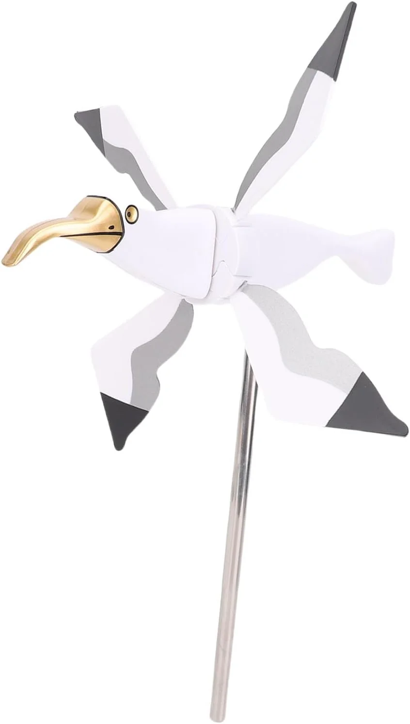 آسیاب بادی طرح مرغ دریایی، تزئینی چشم نواز، نصب آسان، مقاوم و پلاستیکی برای باغ آسیاب بادی طرح مرغ دریایی، تزئینی چشم نواز، نصب آسان، مقاوم و پلاستیکی برای باغ