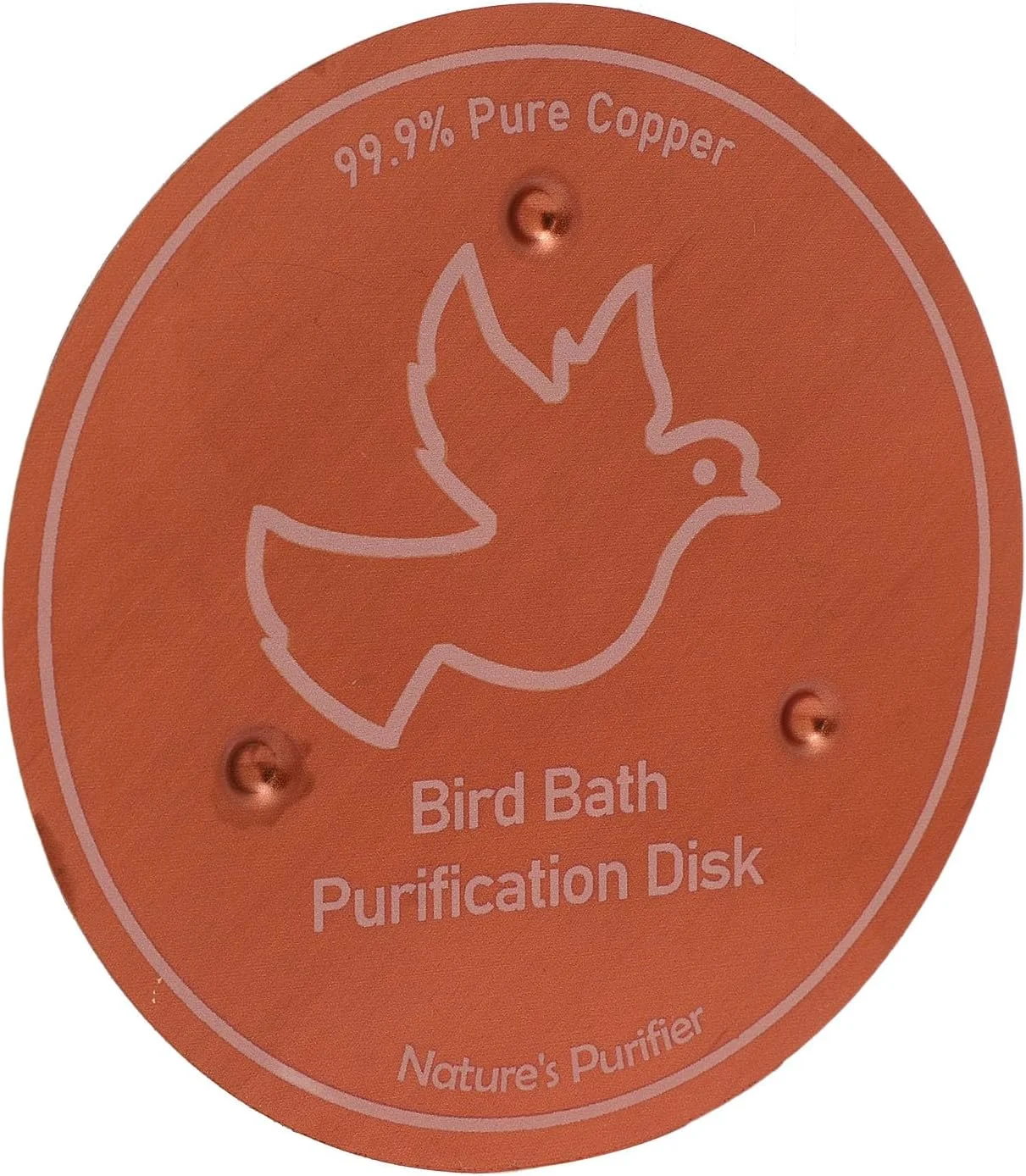 دیسک مسی خالص Cryfokt برای تمیز کردن، استفاده کارآمد در تمام فصول، ضخامت 1 میلی متر، دیسک مسی حمام پرندگان برای فضای باز (D) دیسک مسی خالص Cryfokt برای تمیز کردن، استفاده کارآمد در تمام فصول، ضخامت 1 میلی متر، دیسک مسی حمام پرندگان برای فضای باز (D)