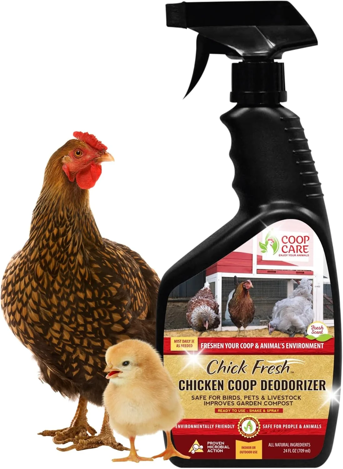 اسپری کنترل بوی نامطبوع برای مرغ های خانگی. از بین برنده بوی مرغ و قفس! بطری اسپری 710 میلی لیتری اسپری کنترل بوی نامطبوع برای مرغ های خانگی. از بین برنده بوی مرغ و قفس! بطری اسپری 710 میلی لیتری