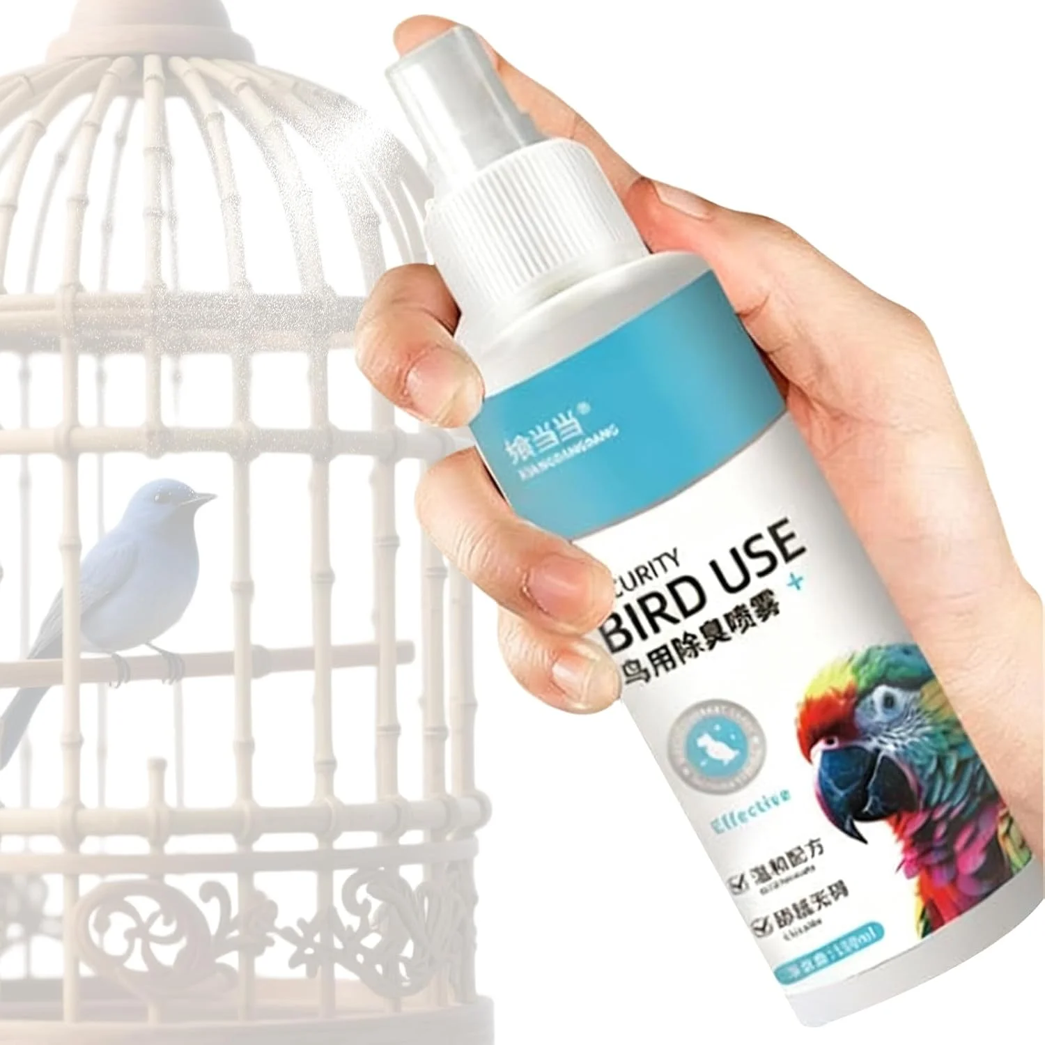 محلول پاک کننده فضولات پرندگان | محلول پاک کننده قوی و ایمن کنترل کننده بو 100 میلی لیتری - از بین برنده بوی فضولات قفس | برای اسباب بازی ها، ظروف غذاخوری، آبخوری پرندگان، نشیمنگاه، جعبه محلول پاک کننده فضولات پرندگان | محلول پاک کننده قوی و ایمن کنترل کننده بو 100 میلی لیتری - از بین برنده بوی فضولات قفس | برای اسباب بازی ها، ظروف غذاخوری، آبخوری پرندگان، نشیمنگاه، جعبه
