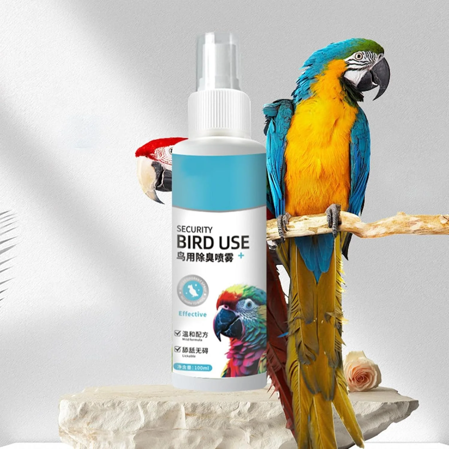 محلول پاک کننده فضولات پرندگان | محلول پاک کننده قوی و ایمن کنترل کننده بو 100 میلی لیتری - از بین برنده بوی فضولات قفس | برای اسباب بازی ها، ظروف غذاخوری، آبخوری پرندگان، نشیمنگاه، جعبه محلول پاک کننده فضولات پرندگان | محلول پاک کننده قوی و ایمن کنترل کننده بو 100 میلی لیتری - از بین برنده بوی فضولات قفس | برای اسباب بازی ها، ظروف غذاخوری، آبخوری پرندگان، نشیمنگاه، جعبه