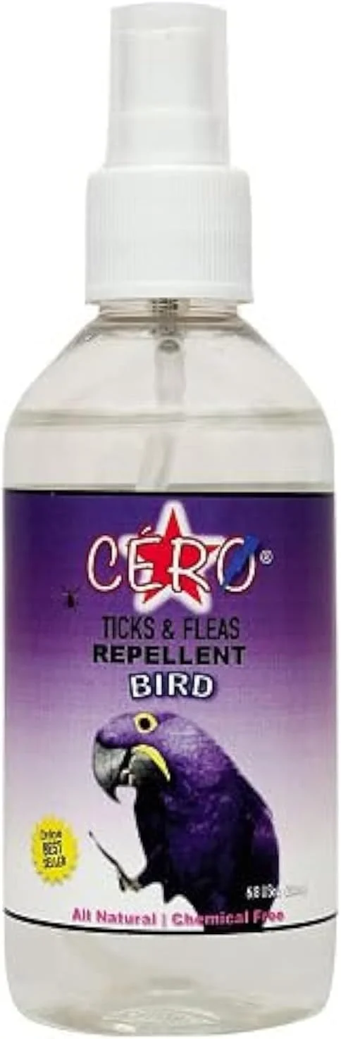اسپری طبیعی CERO® برای کنه، کک و مایت در پرندگان - بطری های اسپری با روغن های ضروری، رایحه تازه، ایمن و موثر برای طوطی ها، کبوترها و سایر پرندگان خانگی یا وحشی 200 میلی لیتر اسپری طبیعی CERO® برای کنه، کک و مایت در پرندگان - بطری های اسپری با روغن های ضروری، رایحه تازه، ایمن و موثر برای طوطی ها، کبوترها و سایر پرندگان خانگی یا وحشی 200 میلی لیتر