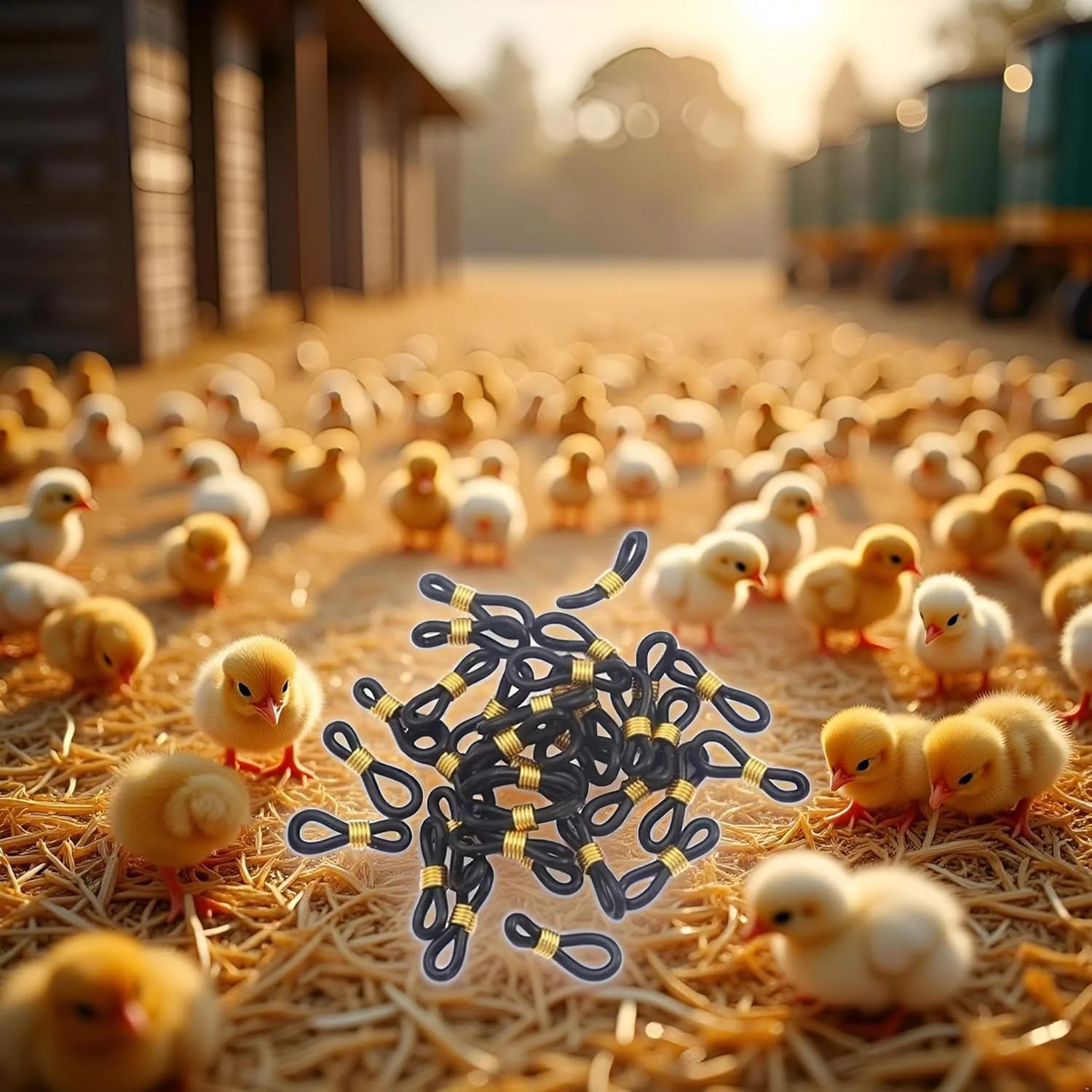 50 عدد حلقه پای جوجه سیاه، بند پای مرغ قابل تنظیم، بریس برای اصلاح پای باز، لوازم مراقبت از طیور برای جوجه، پرنده، بلدرچین، اردک تازه متولد شده 50 عدد حلقه پای جوجه سیاه، بند پای مرغ قابل تنظیم، بریس برای اصلاح پای باز، لوازم مراقبت از طیور برای جوجه، پرنده، بلدرچین، اردک تازه متولد شده