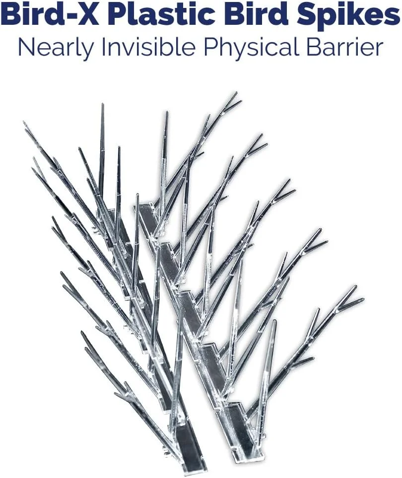 کیت میخ های ضد پرنده پلی کربنات پلاستیکی Bird-X Sp-10-Nr به همراه چسب، پوشش 3 متری کیت میخ های ضد پرنده پلی کربنات پلاستیکی Bird-X Sp-10-Nr به همراه چسب، پوشش 3 متری