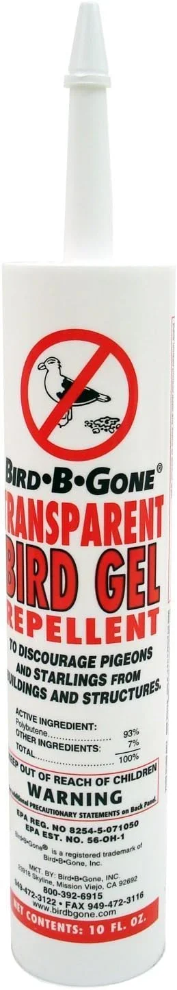 ژل دور کننده پرندگان بیرد بی گان، 10 اونس، شفاف ژل دور کننده پرندگان بیرد بی گان، 10 اونس، شفاف