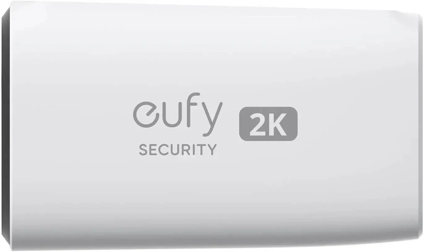 دوربین امنیتی خورشیدی بی‌سیم Eufy Security S220 SoloCam، توان مداوم، دوربین امنیتی خانگی با رزولوشن 2K، وای‌فای 2.4 گیگاهرتز، بدون هزینه ماهانه، سازگار با HomeBase 3، سفید | E8134124