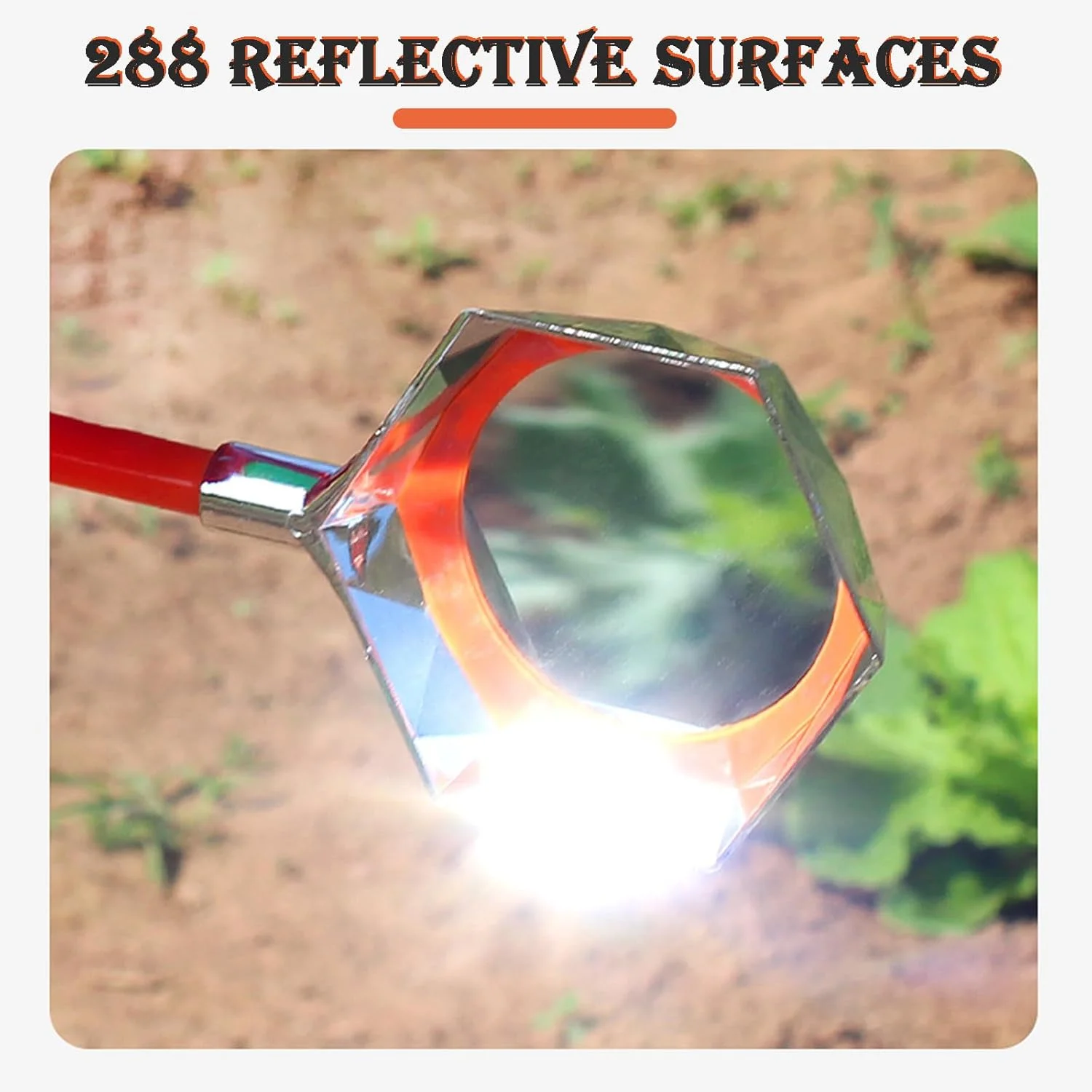 دور کننده پرندگان چرخشی 360 درجه - دور کننده بصری پرندگان با انرژی خورشیدی و بازتابنده های چند ضلعی لوزی شکل برای کنترل پرندگان در فضای باز، دستگاه بی ضرر برای دور نگه داشتن پرندگان از باغ ها و مزارع دور کننده پرندگان چرخشی 360 درجه - دور کننده بصری پرندگان با انرژی خورشیدی و بازتابنده های چند ضلعی لوزی شکل برای کنترل پرندگان در فضای باز، دستگاه بی ضرر برای دور نگه داشتن پرندگان از باغ ها و مزارع