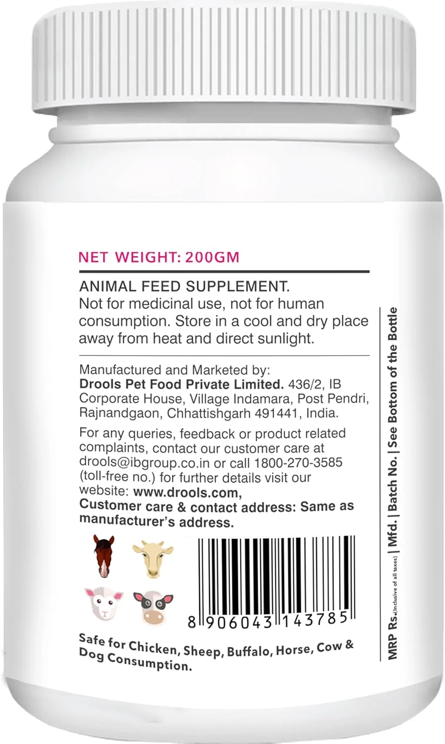 قرص مکمل پوست و مو سگ درولز ابسولوت، 50 عددی