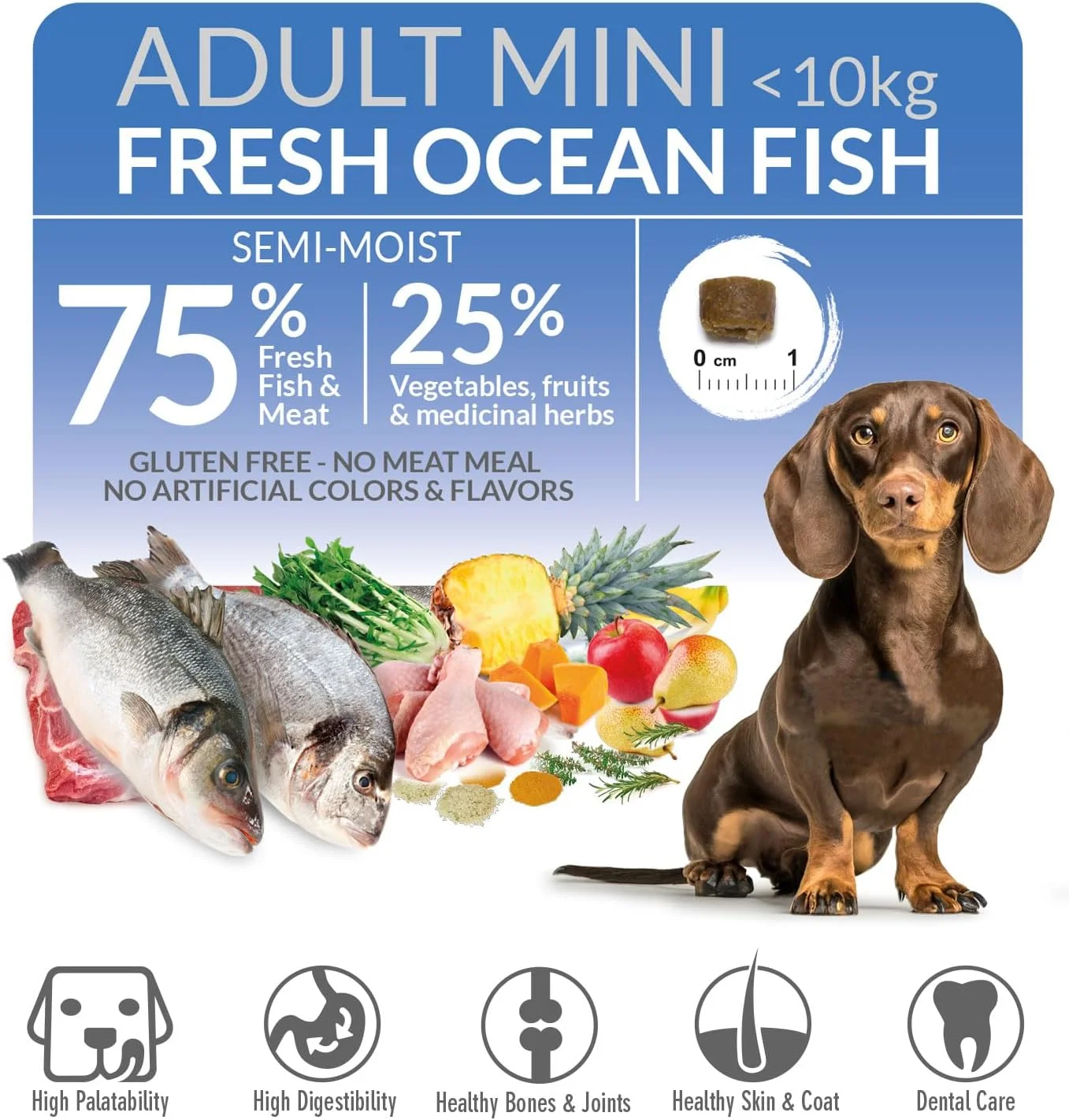 غذای نیمه مرطوب ماهی اقیانوسی آرکوییت فرش اوشن برای سگ های نژاد کوچک 2.5 کیلوگرمی غذای نیمه مرطوب ماهی اقیانوسی آرکوییت فرش اوشن برای سگ های نژاد کوچک 2.5 کیلوگرمی