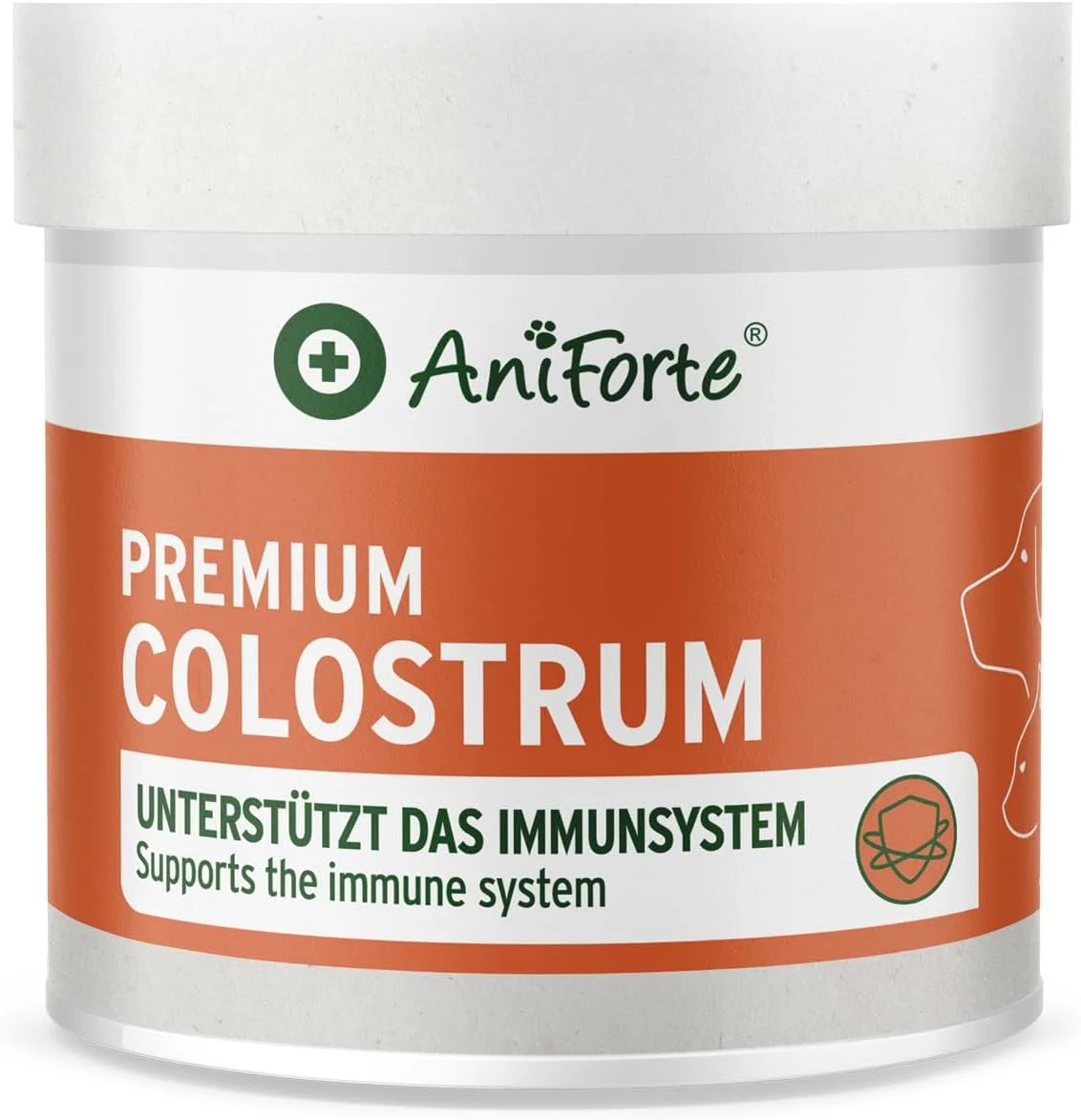 پودر آغوز ممتاز AniForte برای سگ و گربه 100 گرمی - شیر اولیه طبیعی، آغوز از دفاع و دستگاه گوارش پشتیبانی می کند، ایمونوگلوبولین G با درجه غذایی