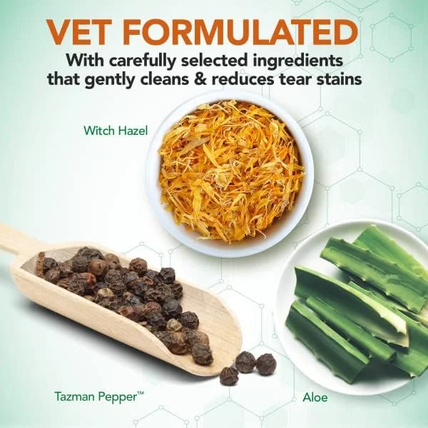 پدهای پاک کننده دور چشم حیوانات خانگی وتز بست پدهای پاک کننده دور چشم حیوانات خانگی وتز بست