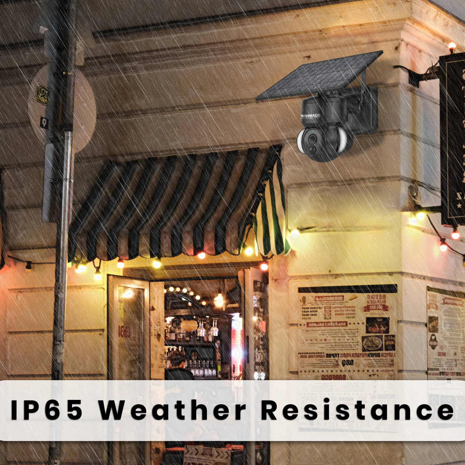 دوربین PTZ خورشیدی Promage Connect، سنسور 3 مگاپیکسلی، پنل 5 واتی، باتری 12000 میلی آمپر ساعتی، ارتباط دو طرفه، 2 نورافکن، استاندارد IP67، مشکی | PC-S303 دوربین PTZ خورشیدی Promage Connect، سنسور 3 مگاپیکسلی، پنل 5 واتی، باتری 12000 میلی آمپر ساعتی، ارتباط دو طرفه، 2 نورافکن، استاندارد IP67، مشکی | PC-S303