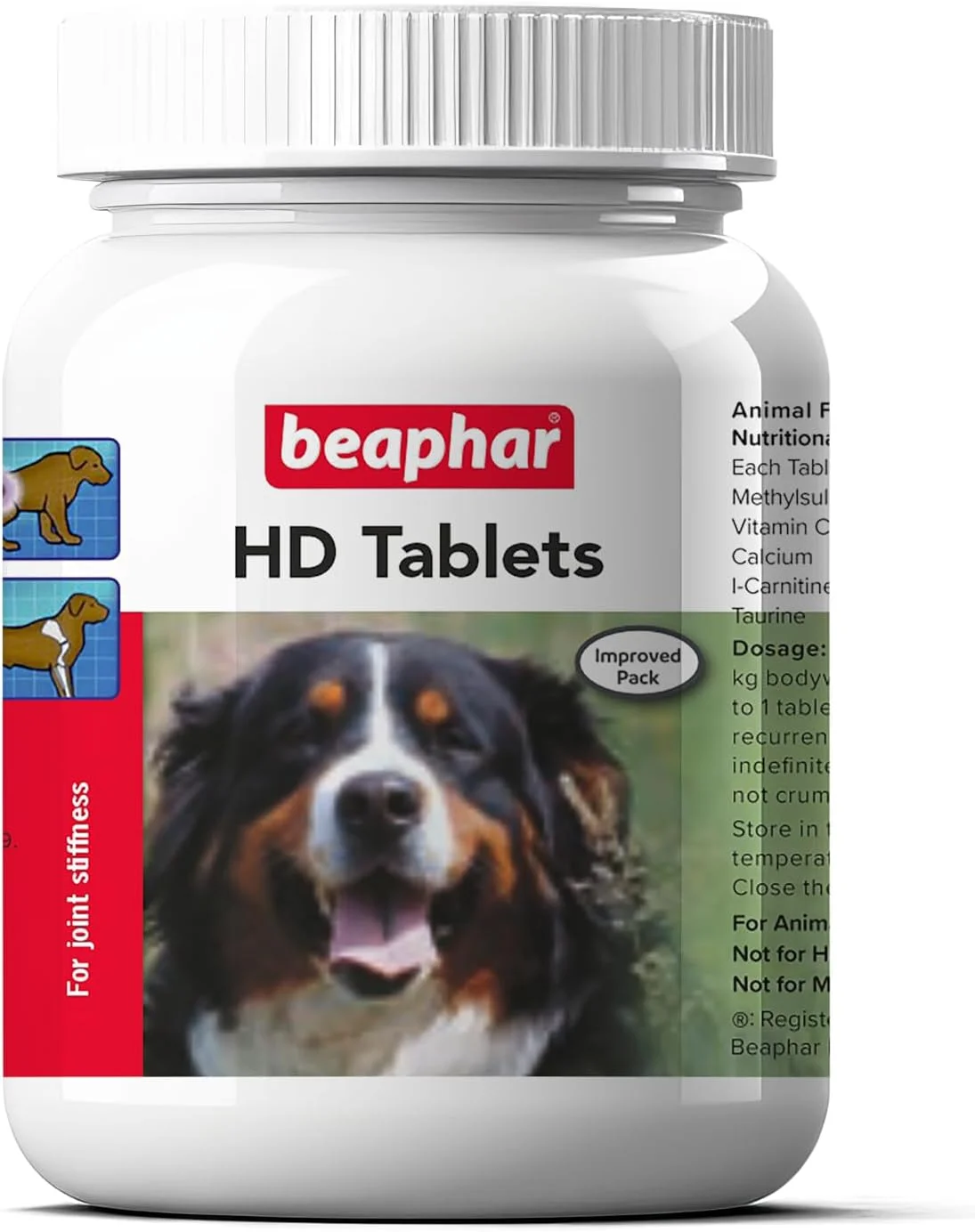 قرص های Beaphar HD50 برای دیسپلازی مفصل ران، بسته 50 عددی، برای سگ ها و گربه ها