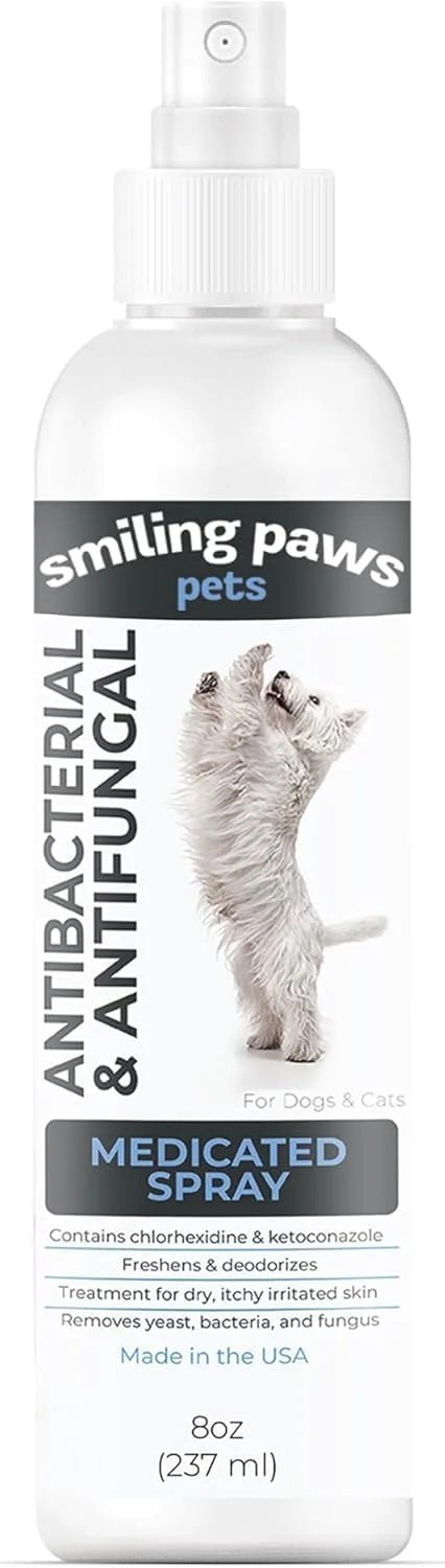 اسپری پیشرفته کلرهگزیدین و کتوکونازول برای سگ و گربه 236 میلی لیتر اسپری پیشرفته کلرهگزیدین و کتوکونازول برای سگ و گربه 236 میلی لیتر