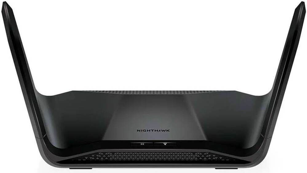 روتر وای فای 6 سه بانده Netgear Nighthawk 8-Stream، 2.4 گیگاهرتز/2x 5 گیگاهرتز (1200/4800 مگابیت بر ثانیه)، توان عملیاتی 6600 مگابیت بر ثانیه، 6x آنتن داخلی، مشکی | RAX70 روتر وای فای 6 سه بانده Netgear Nighthawk 8-Stream، 2.4 گیگاهرتز/2x 5 گیگاهرتز (1200/4800 مگابیت بر ثانیه)، توان عملیاتی 6600 مگابیت بر ثانیه، 6x آنتن داخلی، مشکی | RAX70