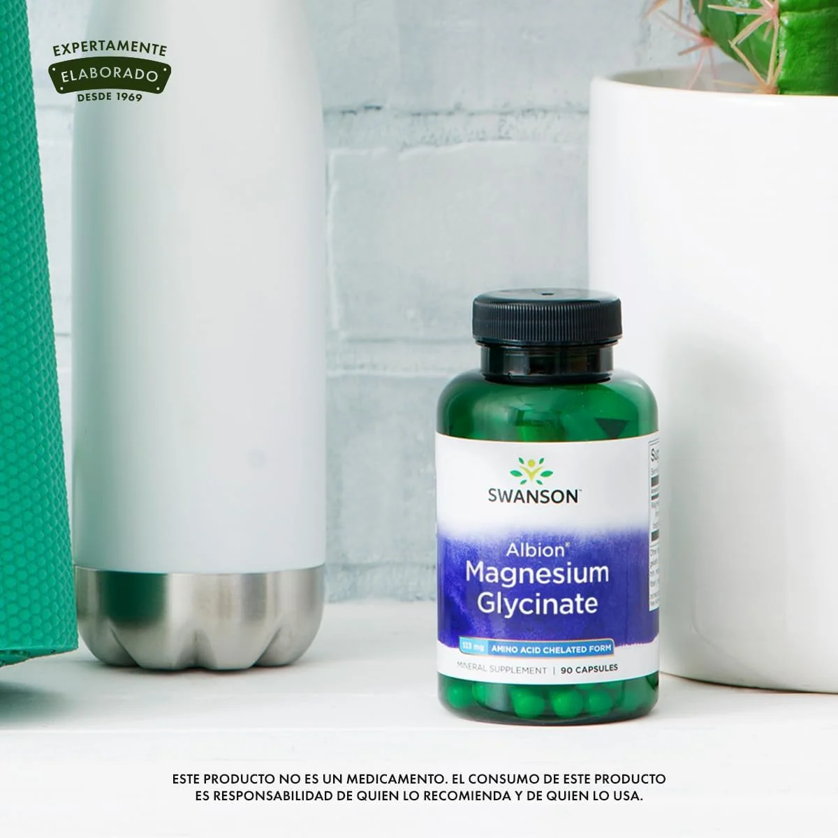 سوانسون اولترا آلبین کلاته منیزیم ۱۳۳ میلی گرم ۹۰ کپسول