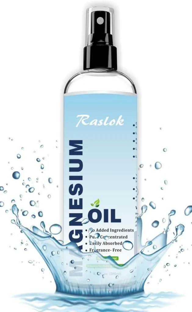 اسپری روغن منیزیوم خالص ۱۰۰٪، ۲۰۰ میلی لیتر | اسپری منیزیوم طبیعی برای بدن و پا