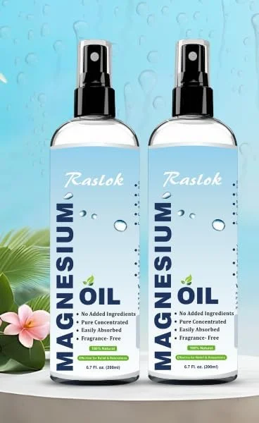 اسپری روغن منیزیوم خالص ۱۰۰٪، ۲۰۰ میلی لیتر | اسپری منیزیوم طبیعی برای بدن و پا
